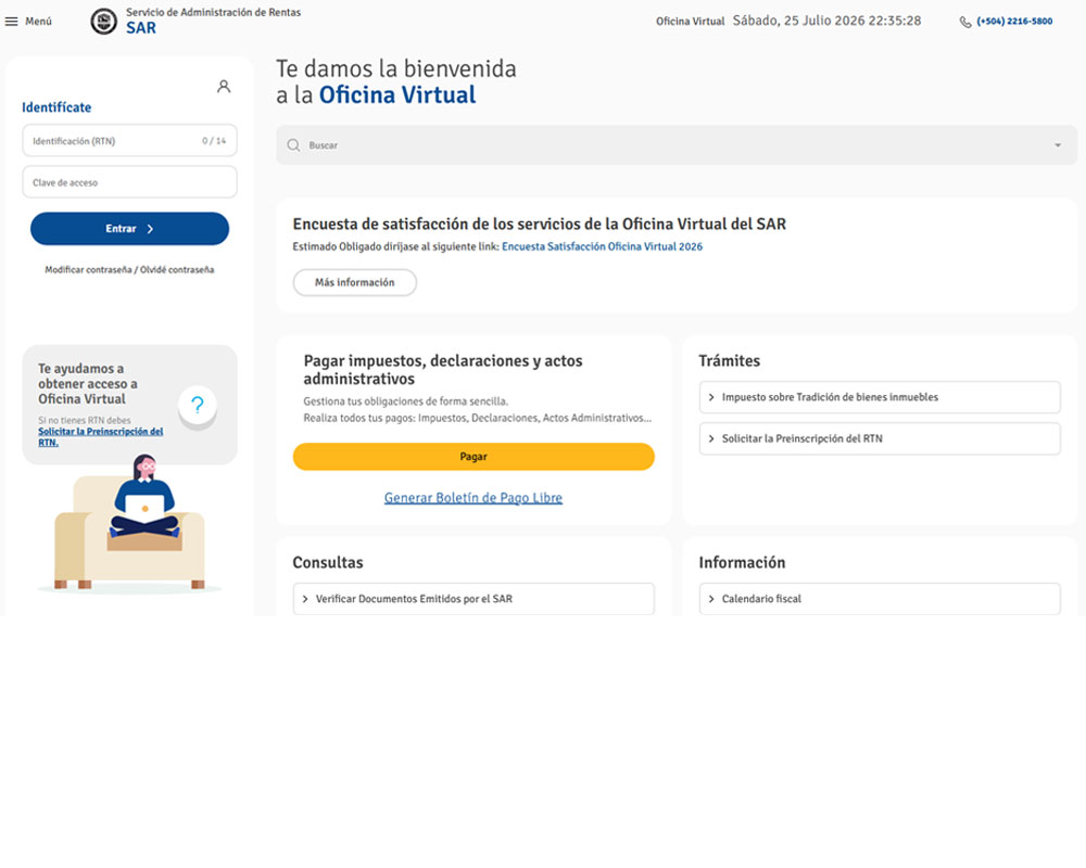 Tax Alert de ABACO Internacional sobre la nueva Oficina Virtual SAR en Honduras